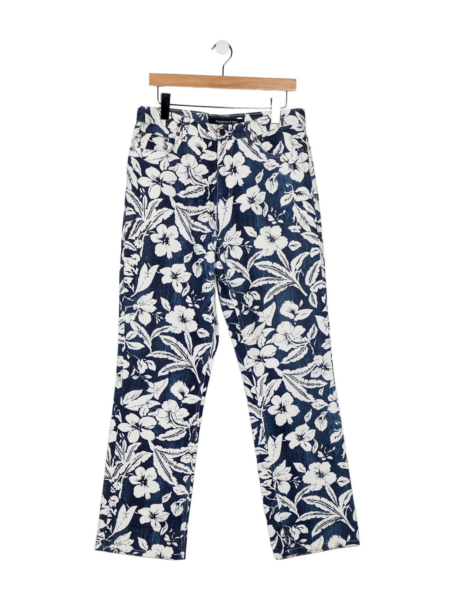 Bill Blass High-Rise Wide Leg Jeans