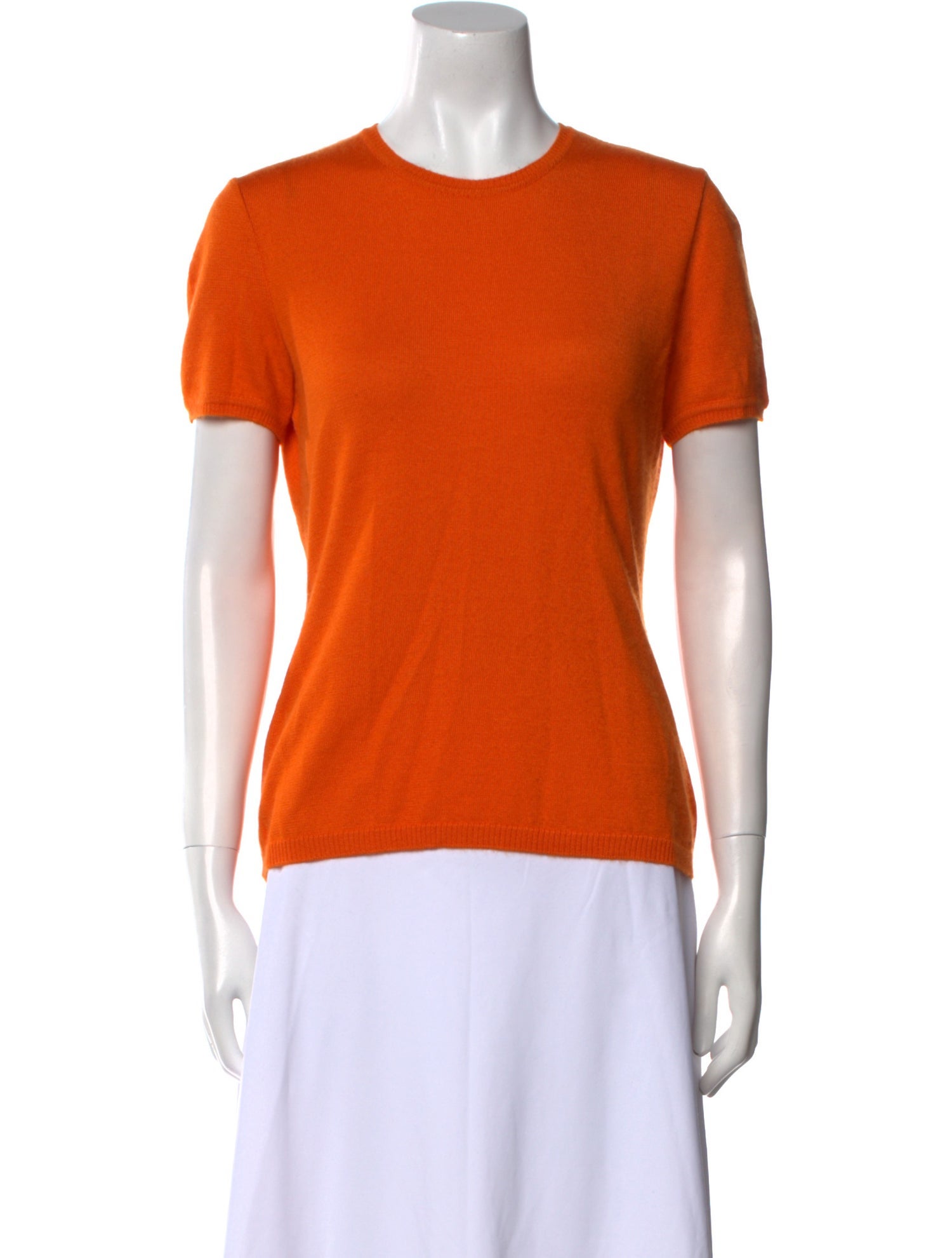 Bill Blass Cashmere Crew Neck T-Shirt