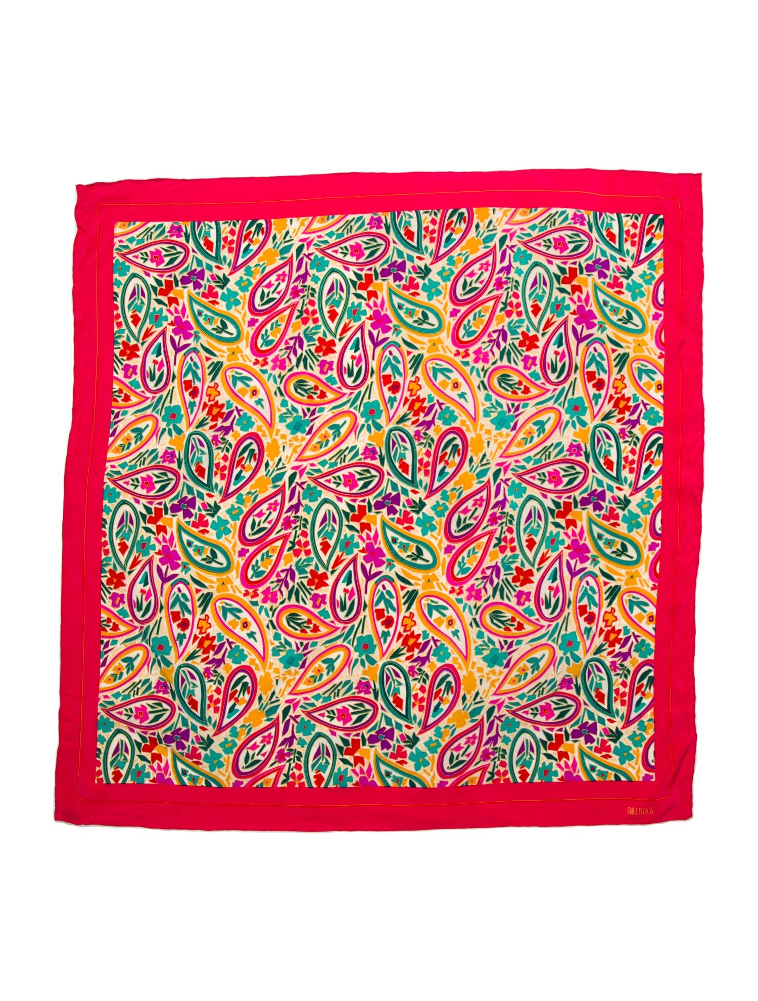 Bill Blass Silk Printed Scarf