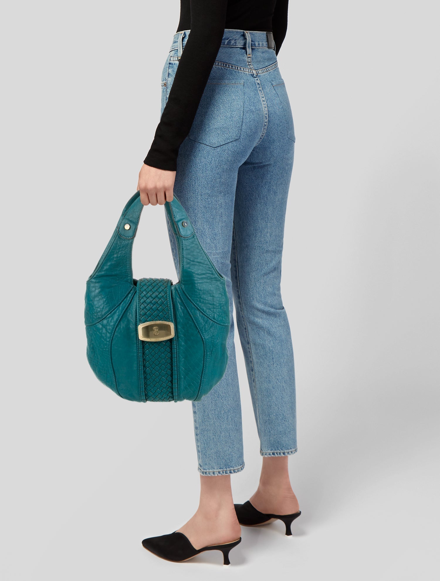 Bill Blass Leather Shoulder Bag