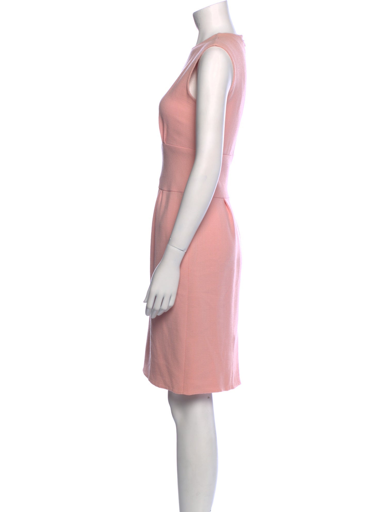 Bill Blass Crew Neck Knee-Length Dress