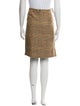 Bill Blass Plaid Print Knee-Length Skirt