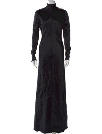Bill Blass Turtleneck Long Dress