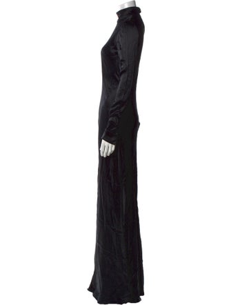 Bill Blass Turtleneck Long Dress