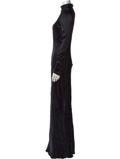 Bill Blass Turtleneck Long Dress