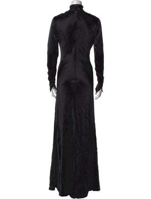 Bill Blass Turtleneck Long Dress