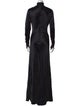 Bill Blass Turtleneck Long Dress
