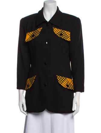 Bill Blass Wool Printed Jacket