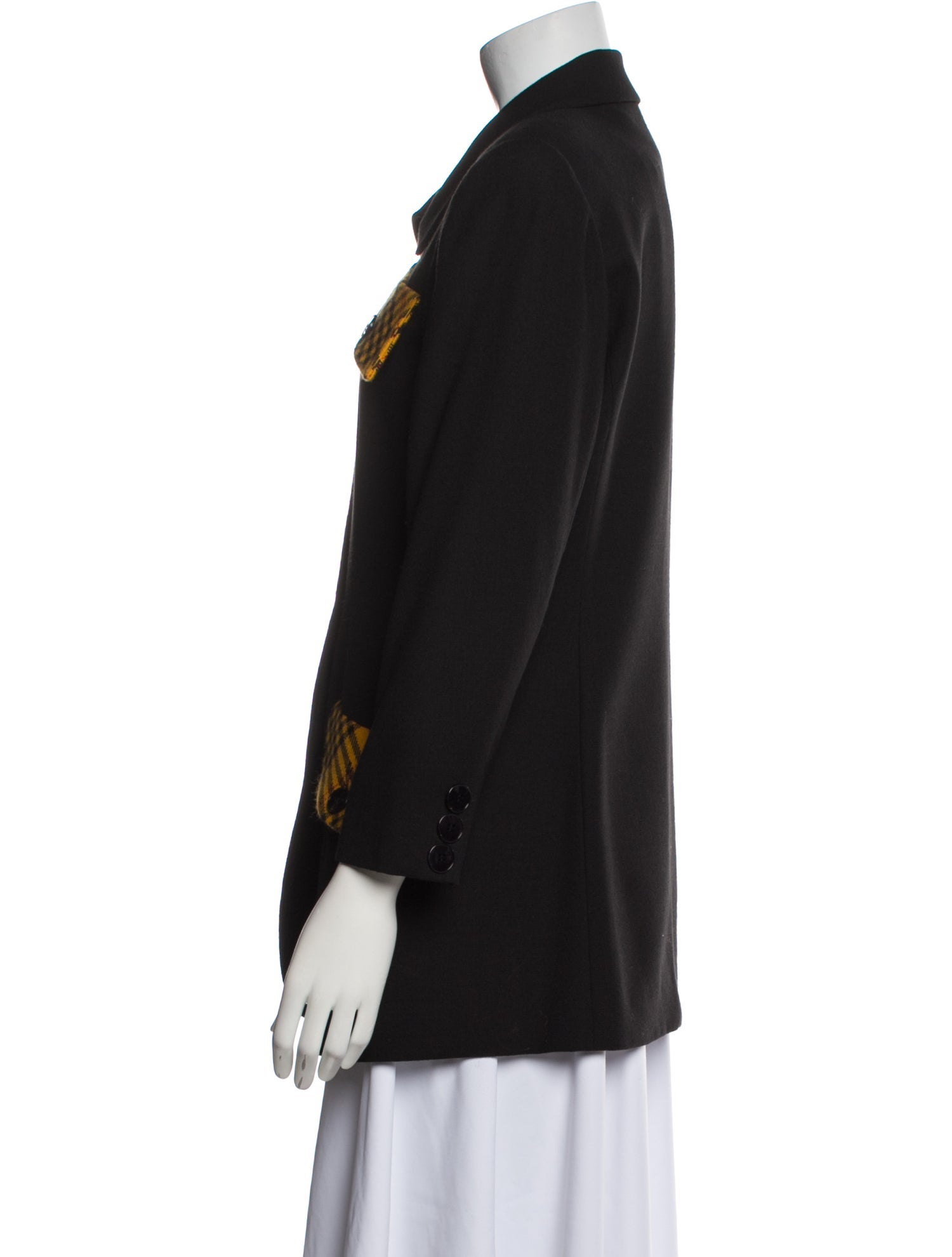 Bill Blass Wool Printed Jacket