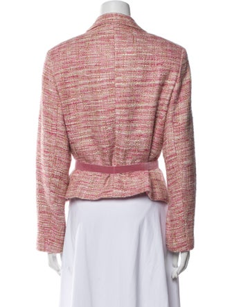Bill Blass Tweed Tweed Pattern Blazer