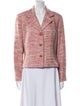 Bill Blass Tweed Tweed Pattern Blazer