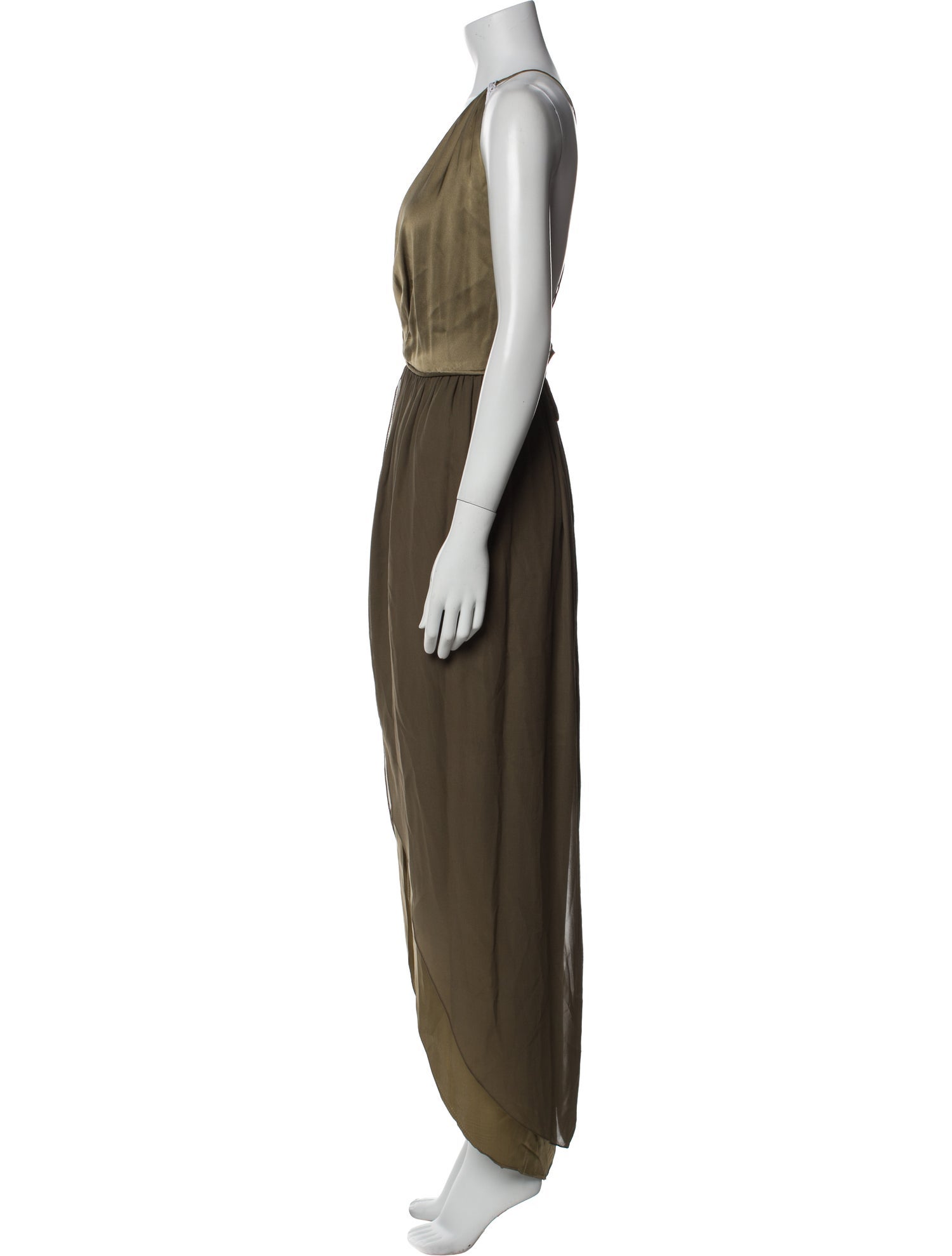 Bill Blass Silk Long Dress