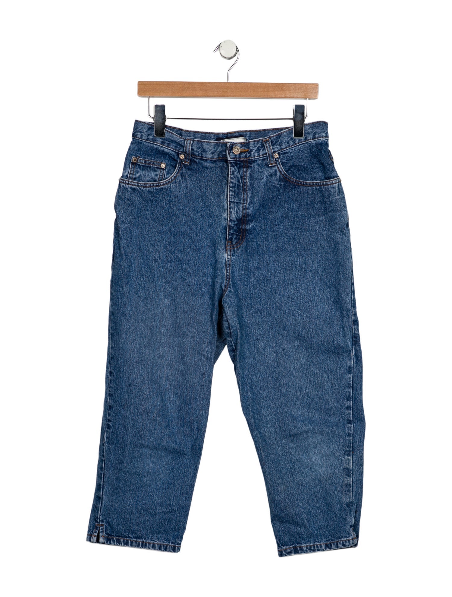 Bill Blass High-Rise Straight Leg Jeans