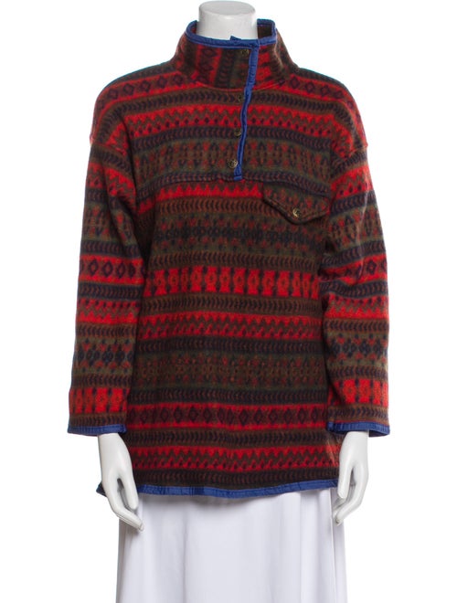 Bill Blass Printed Faux Fur Jacket