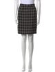 Bill Blass Plaid Print Knee-Length Skirt