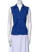 Bill Blass Sleeveless Button-Up Top