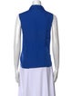 Bill Blass Sleeveless Button-Up Top