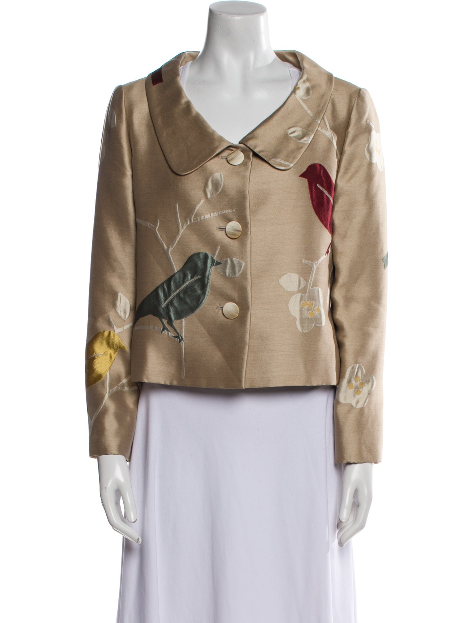 Bill Blass Graphic Print Evening Jacket