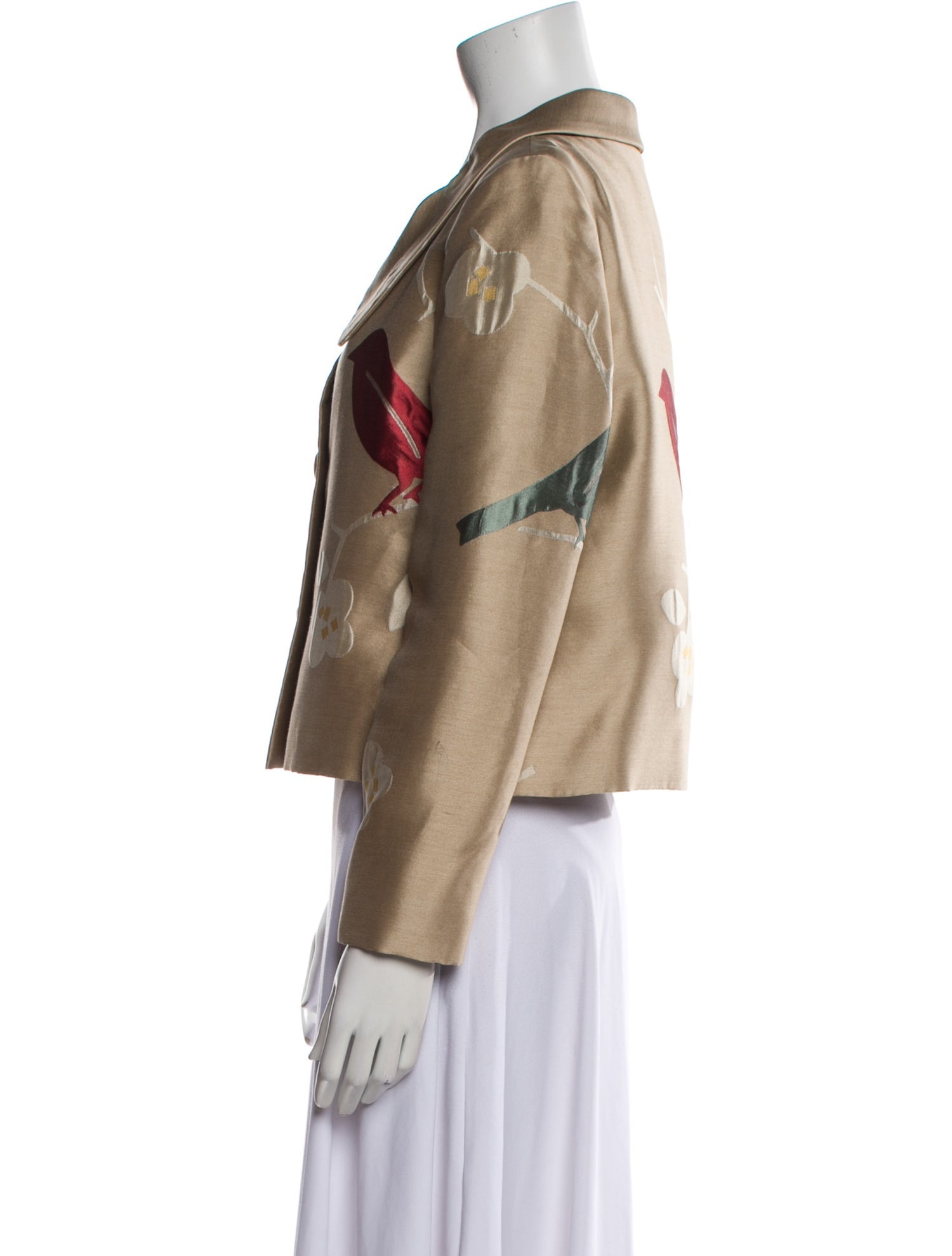 Bill Blass Graphic Print Evening Jacket