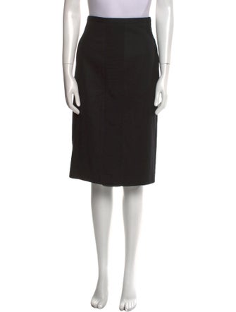 Bill Blass Wool Knee-Length Skirt