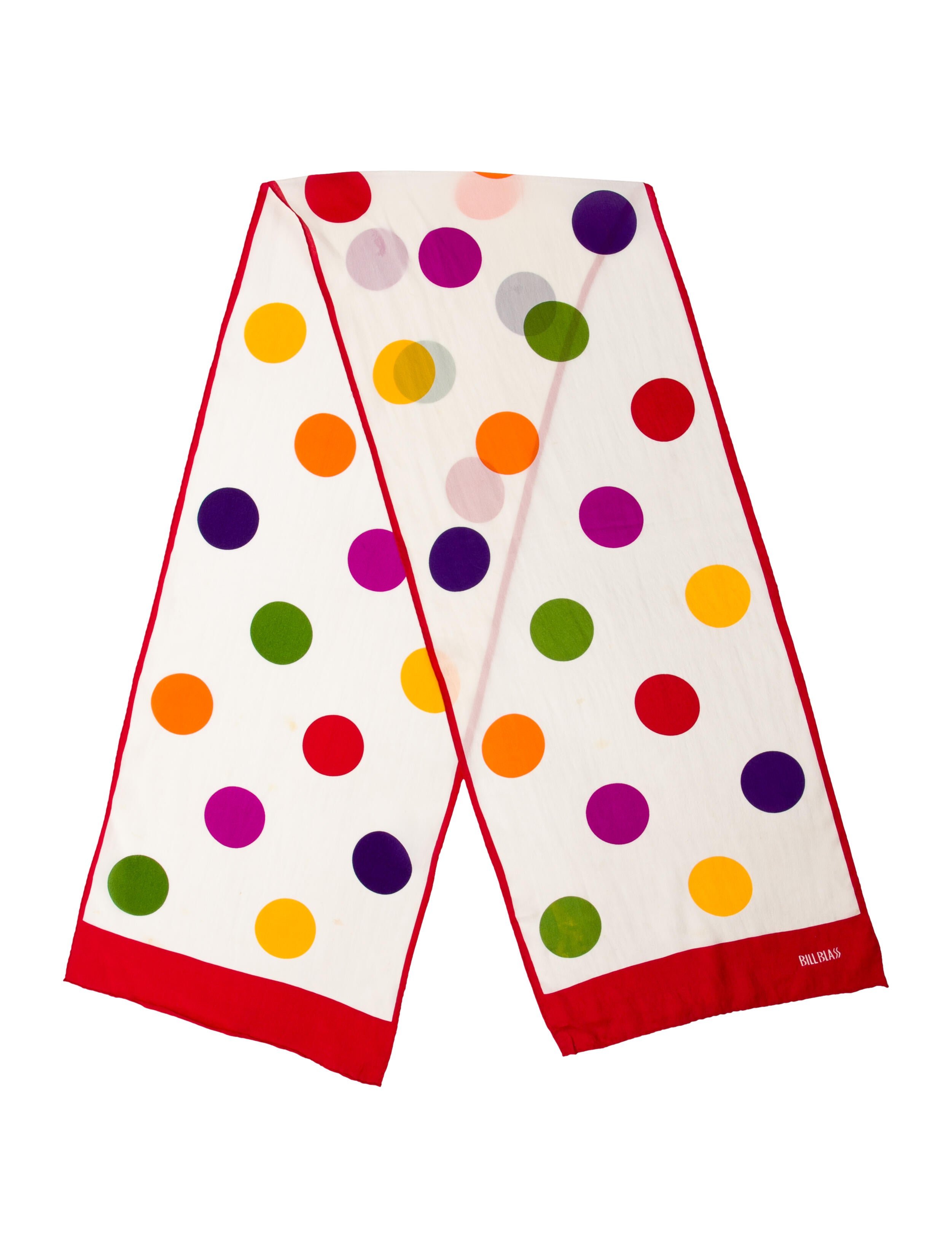 Bill Blass Silk Printed Scarf