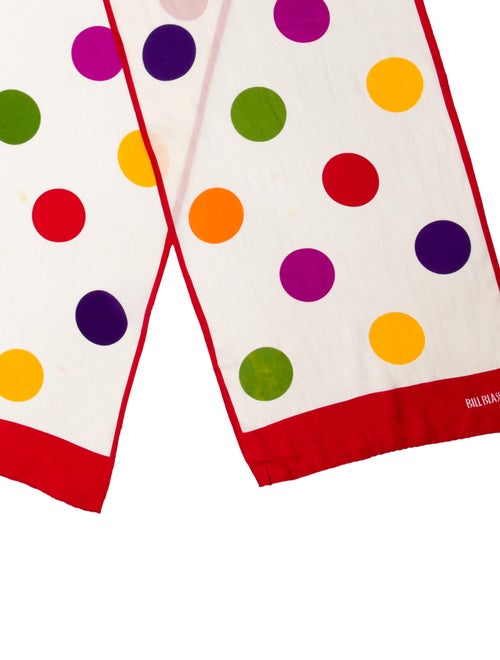 Bill Blass Silk Printed Scarf