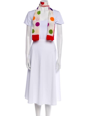 Bill Blass Silk Printed Scarf