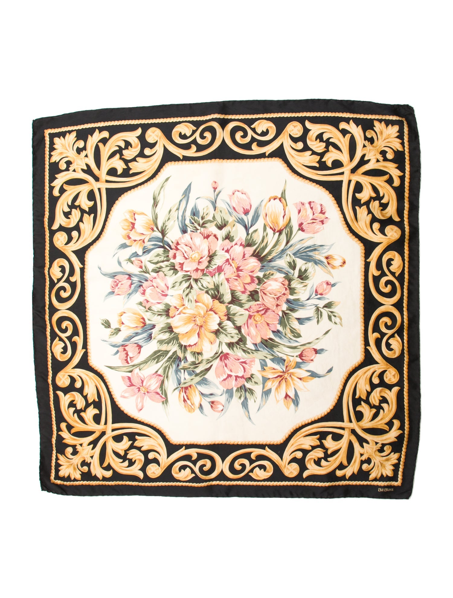 Bill Blass Silk Printed Scarf