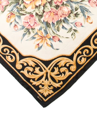 Bill Blass Silk Printed Scarf