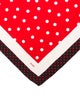 Bill Blass Silk Polka Dot Print Scarf