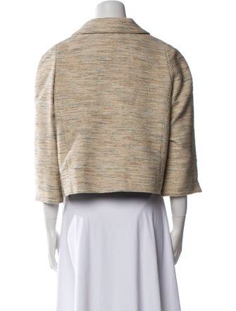 Bill Blass Tweed Pattern Evening Jacket