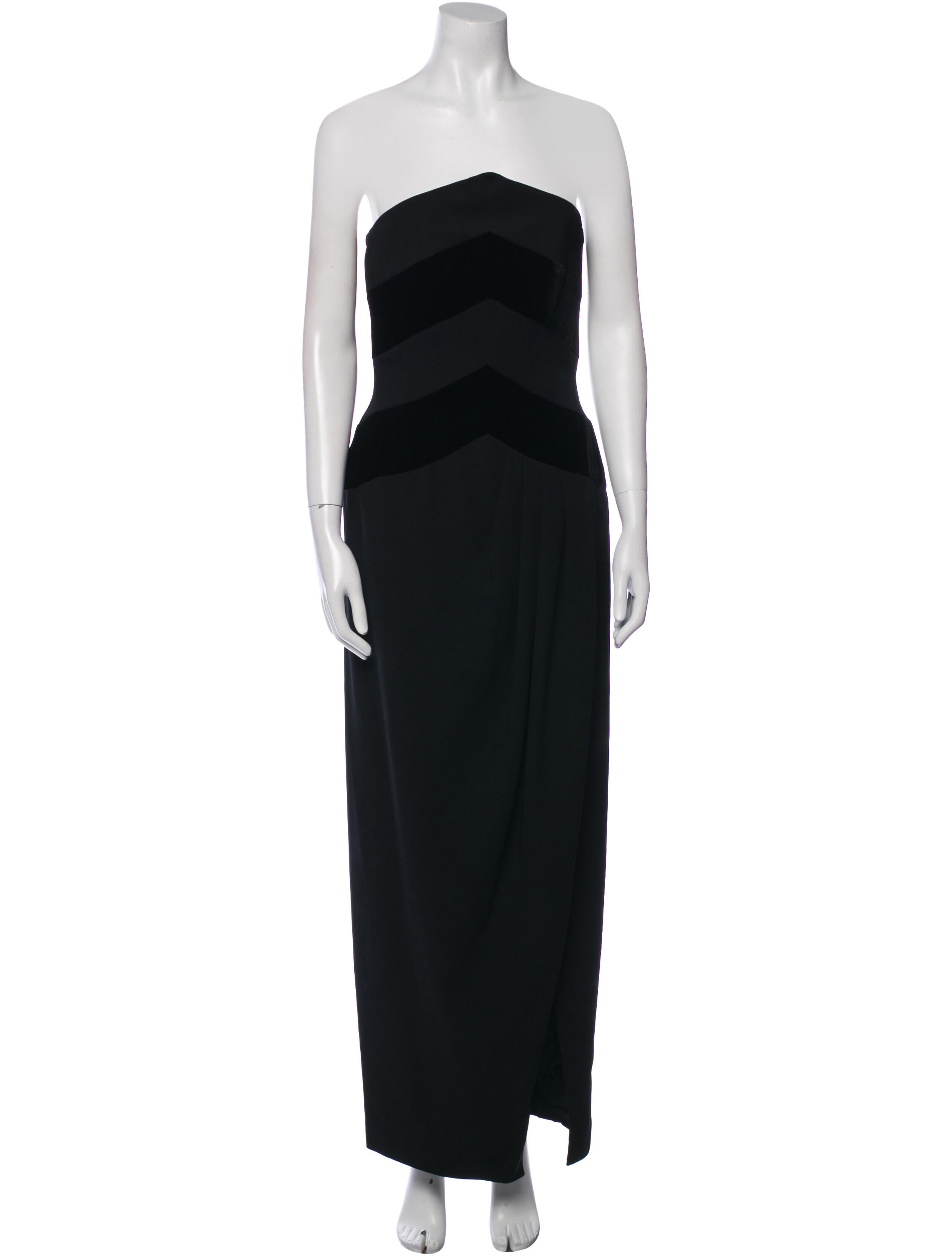Bill Blass Strapless Long Dress