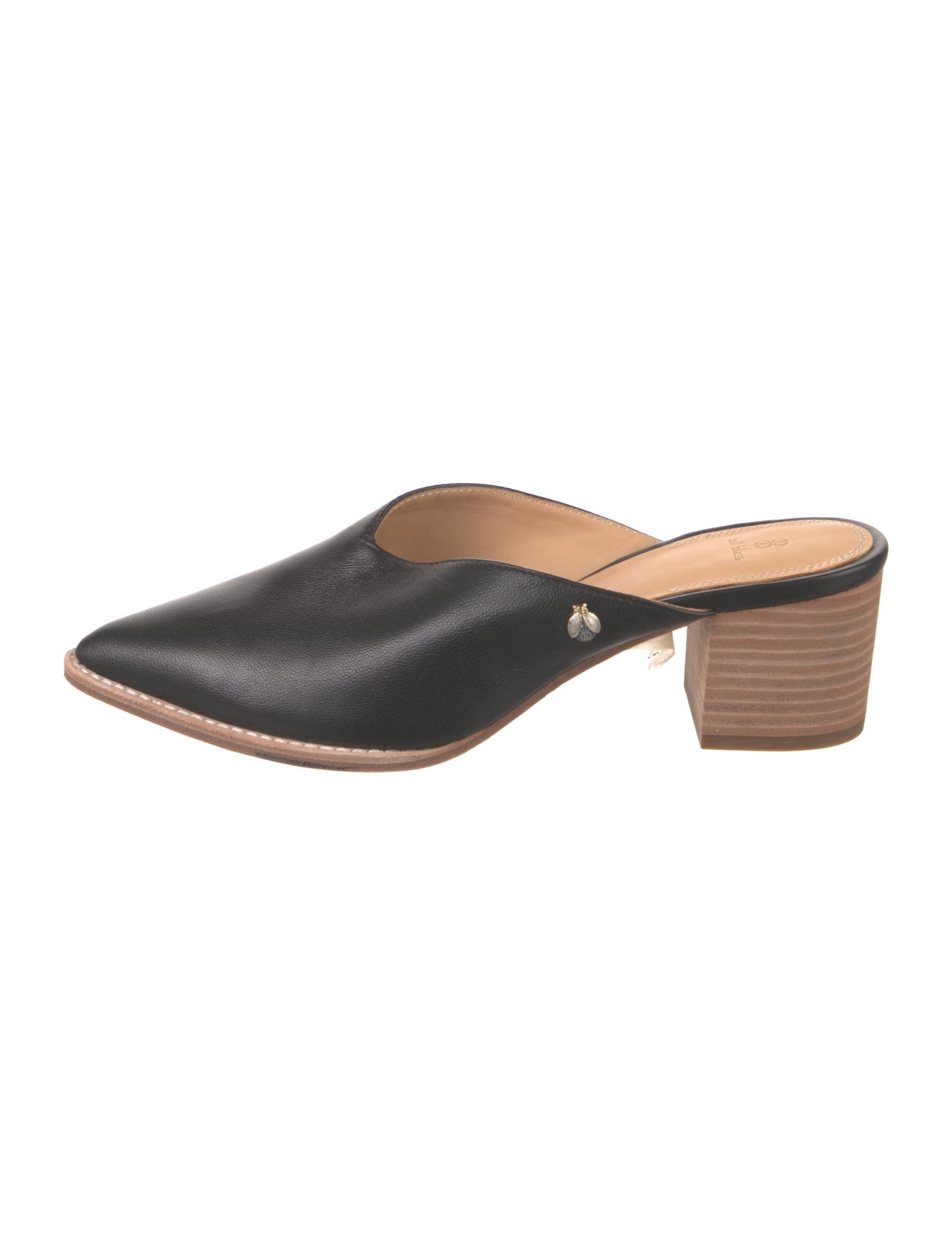Bill Blass Leather Mules