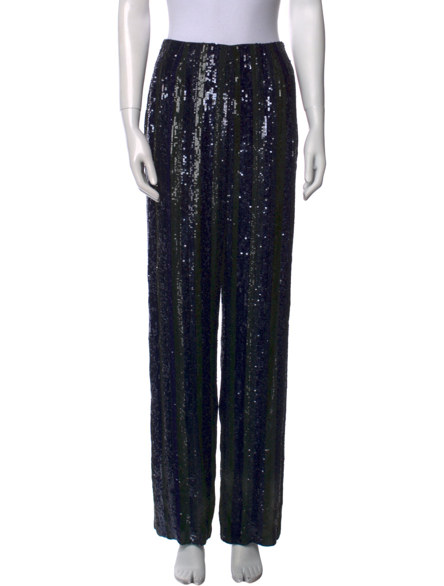 Bill Blass Sequin Wide Leg Pants