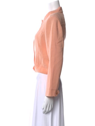 Bill Blass Long Sleeve Crop Top