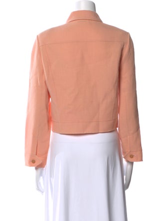 Bill Blass Long Sleeve Crop Top