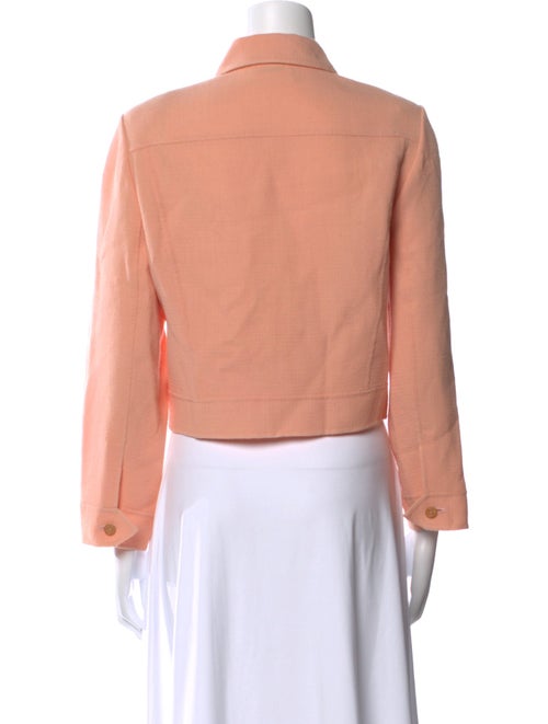 Bill Blass Long Sleeve Crop Top
