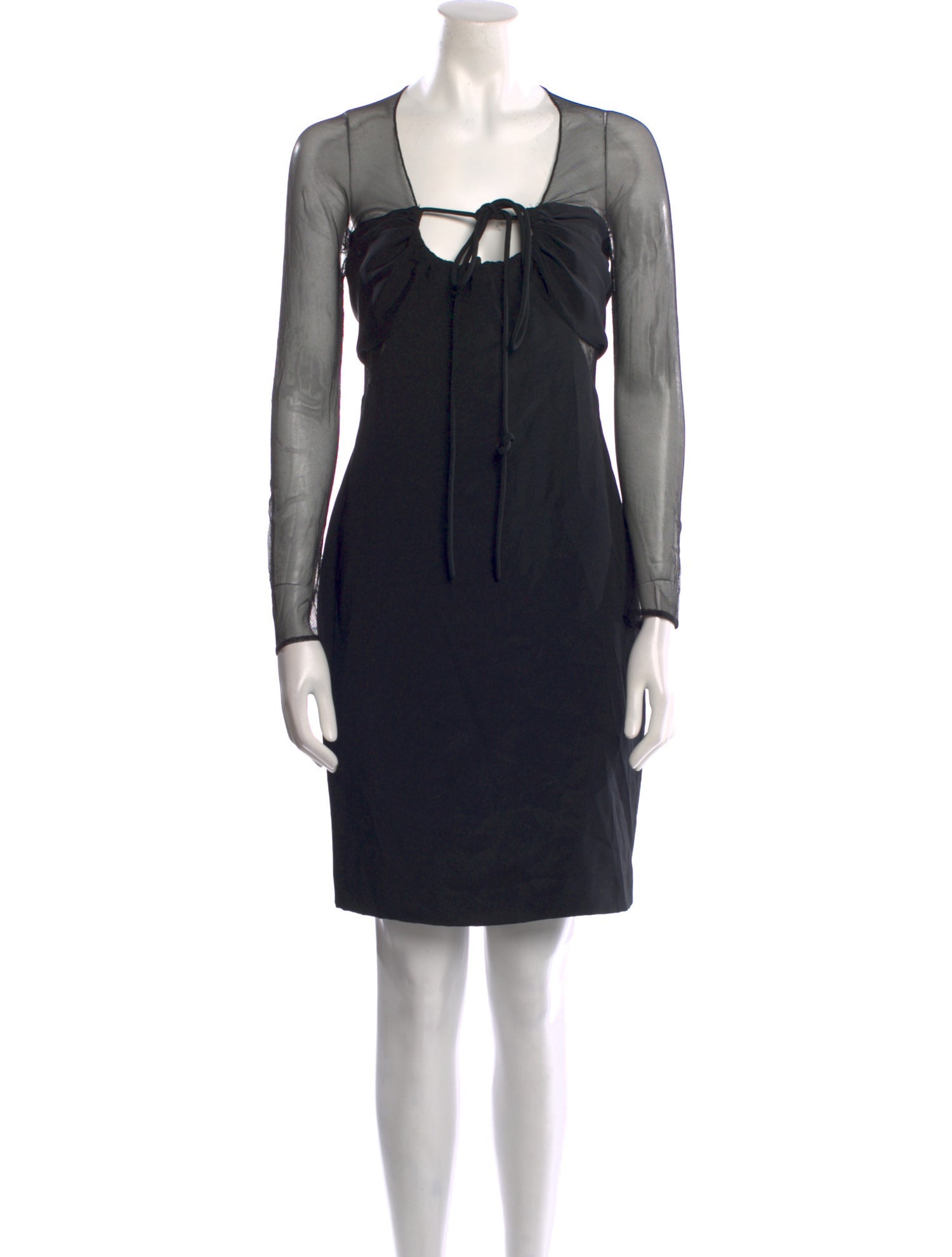 Bill Blass Square Neckline Mini Dress