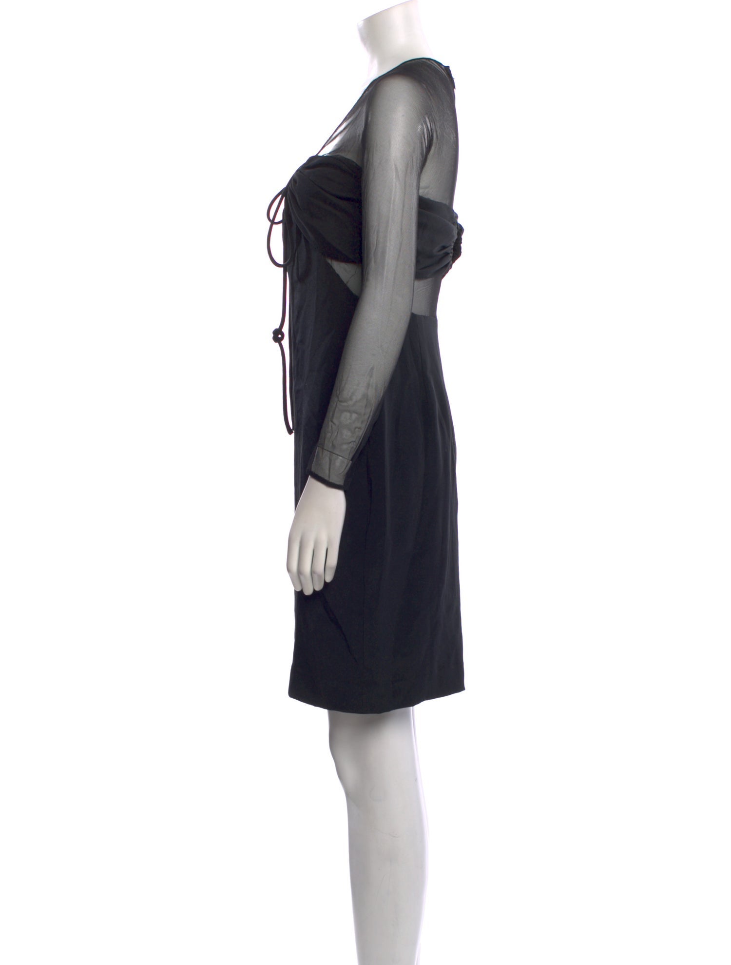 Bill Blass Square Neckline Mini Dress
