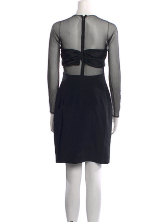Bill Blass Square Neckline Mini Dress