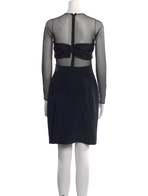 Bill Blass Square Neckline Mini Dress