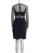 Bill Blass Square Neckline Mini Dress