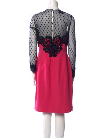 Bill Blass Printed Mini Dress