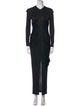 Bill Blass Crew Neck Long Dress