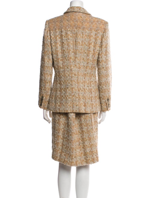 Bill Blass Tweed Pattern Skirt Suit
