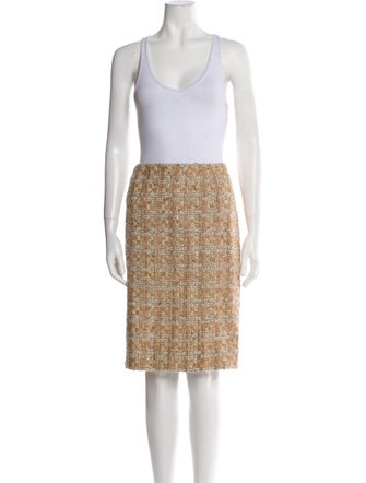 Bill Blass Tweed Pattern Skirt Suit