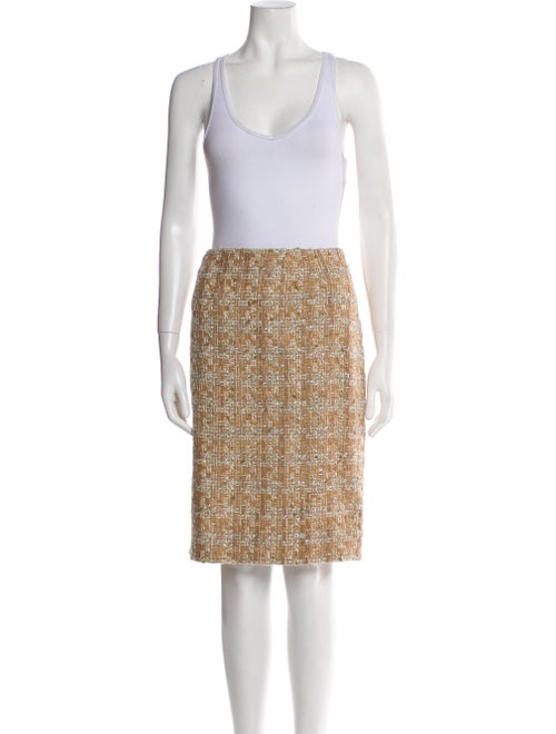 Bill Blass Tweed Pattern Skirt Suit