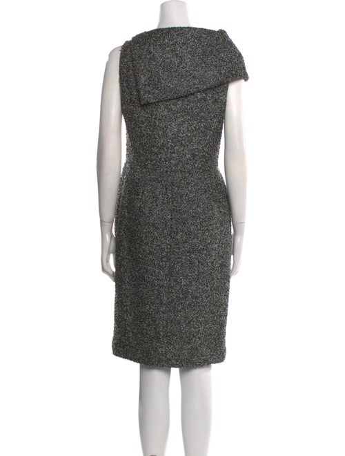 Bill Blass Bateau Neckline Midi Length Dress