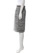 Bill Blass Striped Knee-Length Skirt