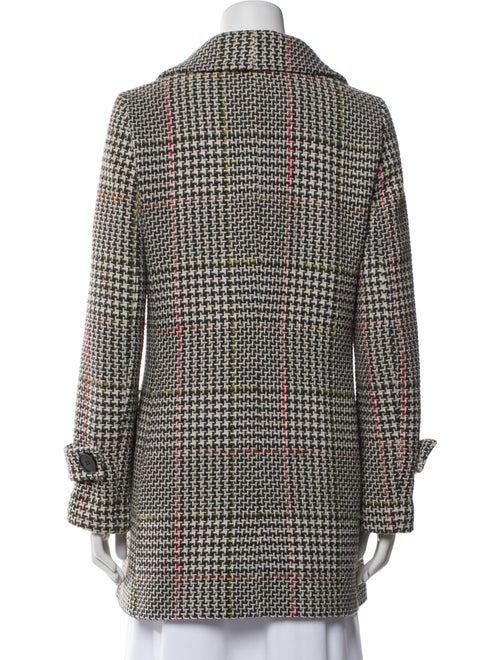 Bill Blass Wool Plaid Print Jacket